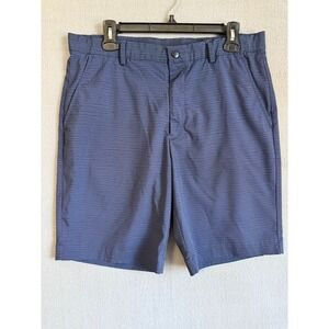 Greg Norman Shorts Men 34 Blue Chino Pockets Golf  Stretch Outdoors Casual